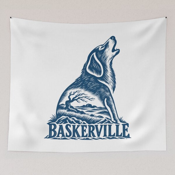 Item preview, Sherlock Holmes: Baskerville Hound Moon Silhouette designed and sold by Fenay Designs.