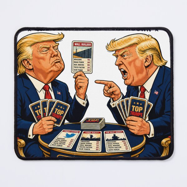 Item preview, The Ultimate Trump Showdown Satire Tee designed and sold by Caj77.
