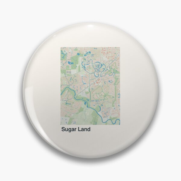 Item preview, Sugar Land Minimalistic Map Art designed and sold by MapsNerd.