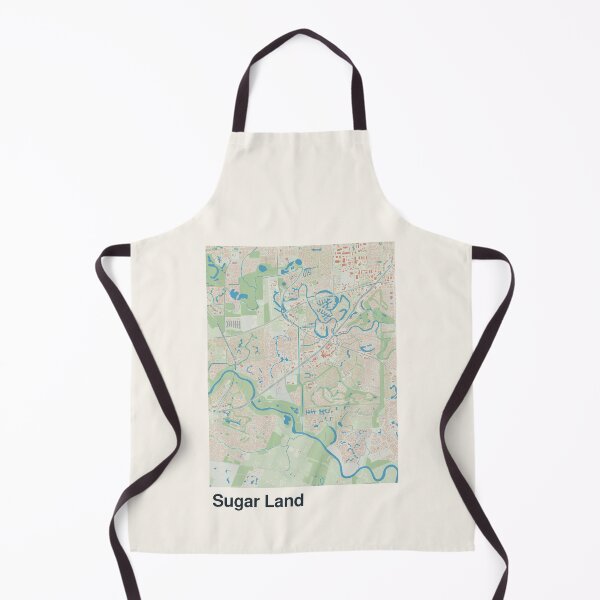 Item preview, Sugar Land Minimalistic Map Art designed and sold by MapsNerd.