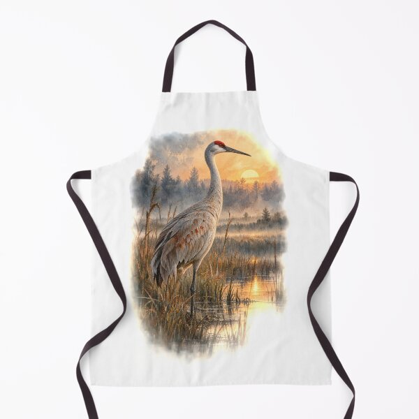 Item preview, Still & Wild – Sandhill Crane at Dawn designed and sold by SusanSweetArt.