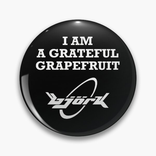 Item preview, Bjork Grateful Grapefruit Quotes designed and sold by WallHelloStore.