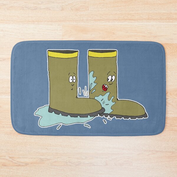 Item preview, Funny Rain Boots Cartoon | Cute Autumn Mud Splashing Meme designed and sold by MyxaART.