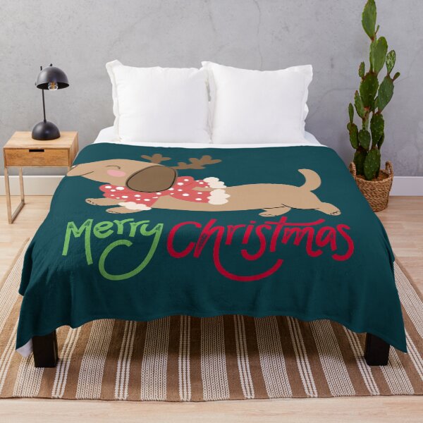 Item preview, Dachshund Merry Christmas Cute Wiener Dog designed and sold by stormk10.