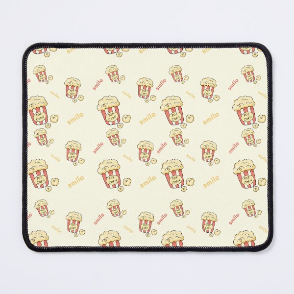 Item preview, Hand-Drawn Popcorn Seamless Vector Smile Pattern designed and sold by Porpor Artwork.