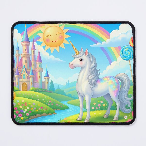 Item preview, Unicorn, rainbow, lollipops, castle designed and sold by Vizz216.