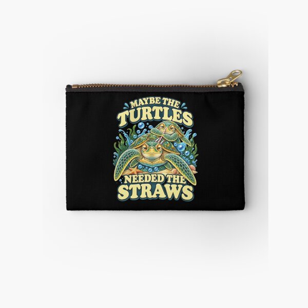 Item preview, Maybe the Turtles Needed the Straws Ocean Conservation designed and sold by Mind-Drift.