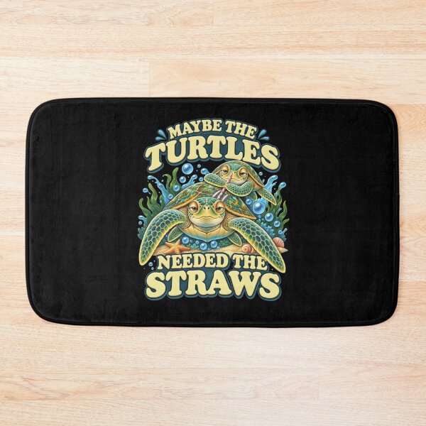 Item preview, Maybe the Turtles Needed the Straws Ocean Conservation designed and sold by Mind-Drift.