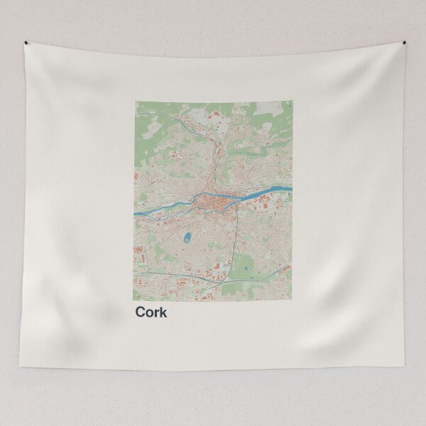 Item preview, Cork Minimalistic Map Art designed and sold by MapsNerd.