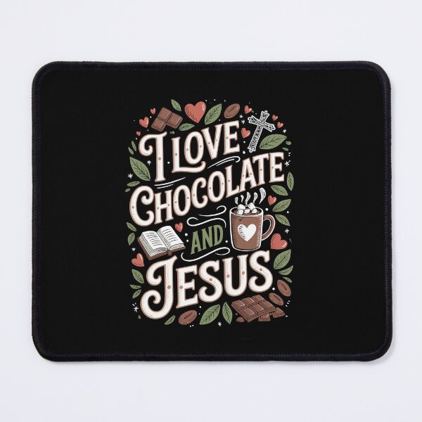 Item preview, I LOVE CHOCOLATE AND JESUS designed and sold by jkrphoto.