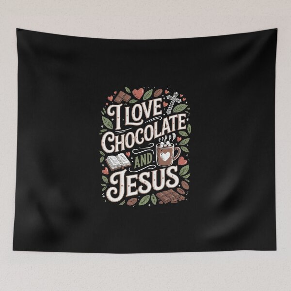 Item preview, I LOVE CHOCOLATE AND JESUS designed and sold by jkrphoto.