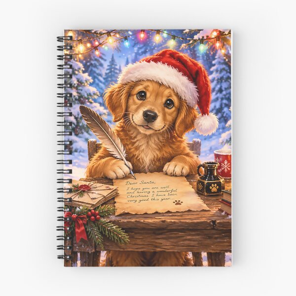 Item preview, Dog is Writing His Dear Santa Christmas Letter designed and sold by acceleratorhams.