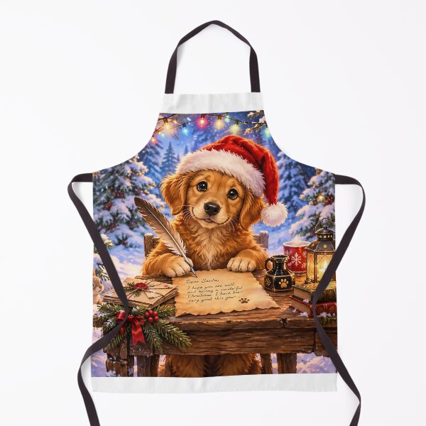 Item preview, Dog is Writing His Dear Santa Christmas Letter designed and sold by acceleratorhams.