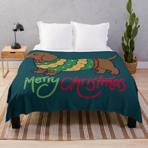 Item preview, Dachshund Merry Christmas Cute Wiener Dog designed and sold by stormk10.