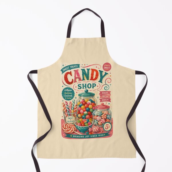 Item preview, Candy Shop Vintage Poster designed and sold by kawaiistudio.