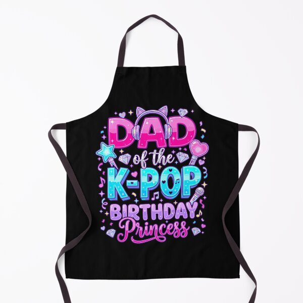 Item preview, Dad of the K-Pop Birthday Princess Gift designed and sold by Glow-Paw-Studio.