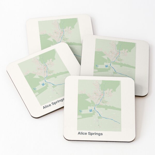 Item preview, Alice Springs Minimalistic Map Art designed and sold by MapsNerd.