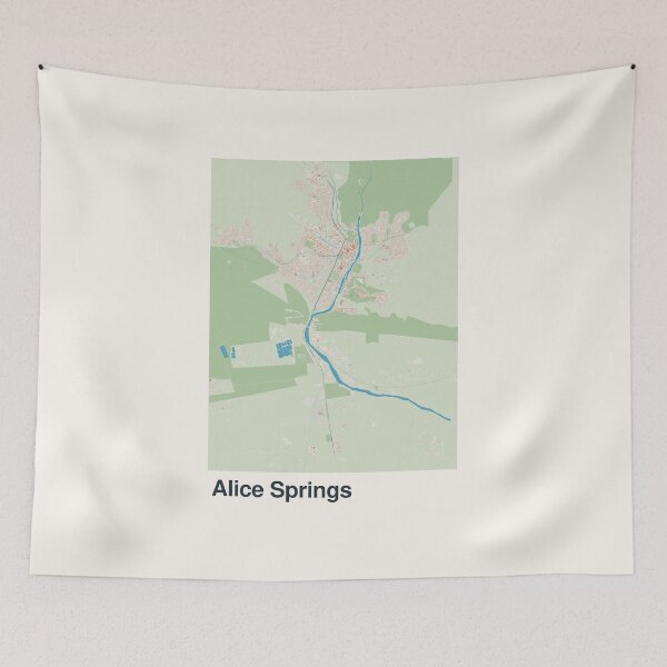 Item preview, Alice Springs Minimalistic Map Art designed and sold by MapsNerd.