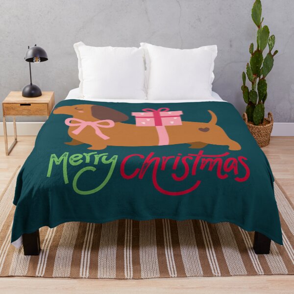 Item preview, Dachshund Merry Christmas Cute Wiener Dog designed and sold by stormk10.