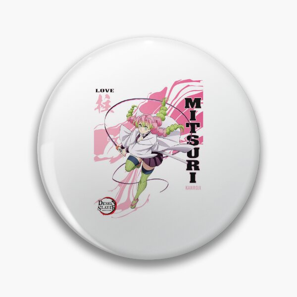 Item preview, Mitsuri Kanroji Love Hashira Anime Fan Art designed and sold by Glow-Paw-Studio.