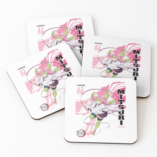 Item preview, Mitsuri Kanroji Love Hashira Anime Fan Art designed and sold by Glow-Paw-Studio.
