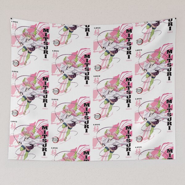 Item preview, Mitsuri Kanroji Love Hashira Anime Fan Art designed and sold by Glow-Paw-Studio.