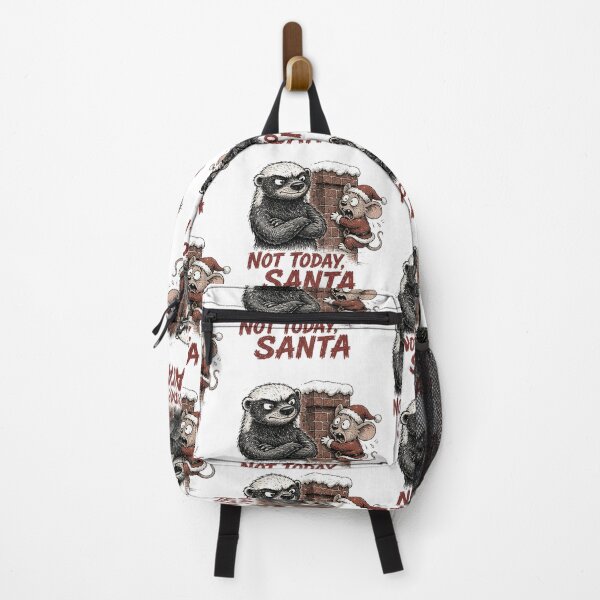 Item preview, Funny Honey Badger Not Today Santa Christmas designed and sold by paintingnou.