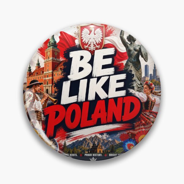 Item preview, Be Like Poland designed and sold by ArtCraftLab.