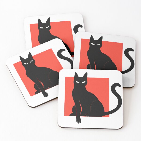 Item preview, Black cat that steps out of the frame designed and sold by Lazenco.