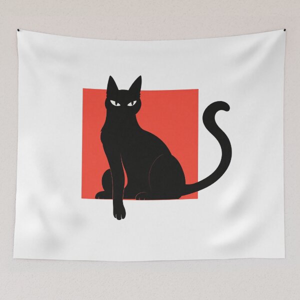 Item preview, Black cat that steps out of the frame designed and sold by Lazenco.