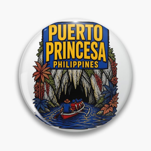Artikelvorschau, Puerto Princesa, Philippinen – Vintage-Reisen und Tourismus entworfen und verkauft von TravelersGems.