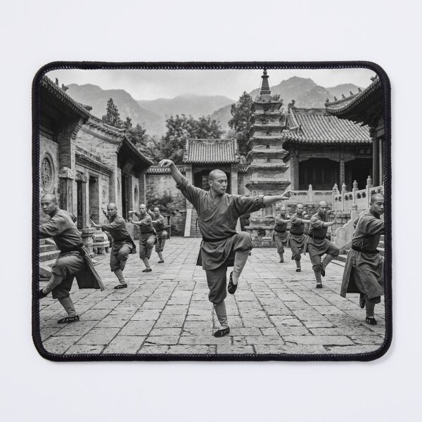 Item preview, Shaolin Monks Practicing Kung Fu Forms designed and sold by Solomon-Ent-144.