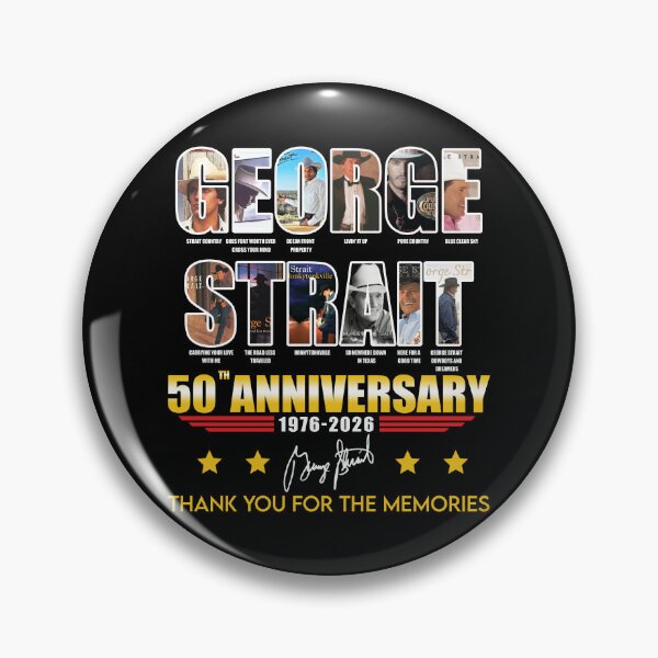 Artikelvorschau, George Strait 50. Jubiläum 1976–2026 entworfen und verkauft von InOtterNew.