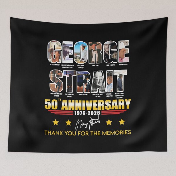 Item preview, George Strait 50th Anniversary 1976–2026 designed and sold by InOtterNew.