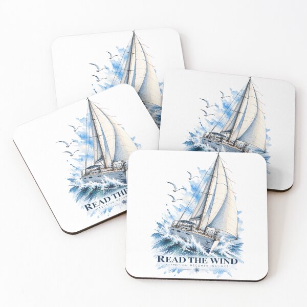 Item preview, Read the Wind – Sailing & Nautical Watercolor Design designed and sold by NAUSPHERAL.