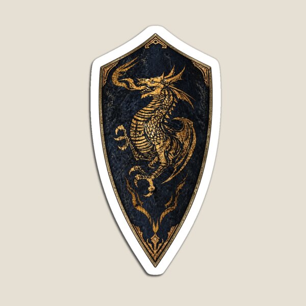 Item preview, Dragon Crest Shield designed and sold by Mandamelo Now.