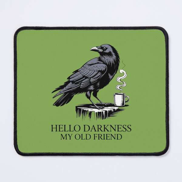 Item preview, Hello Darkness My Old Friend Crow Witch designed and sold by BestBaba-Tee.