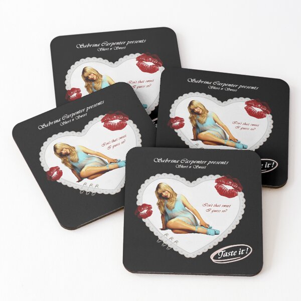Item preview, Sabrina Carpenter Taste It Short N Sweet Heart designed and sold by WallHelloStore.