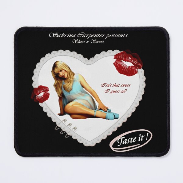 Item preview, Sabrina Carpenter Taste It Short N Sweet Heart designed and sold by WallHelloStore.