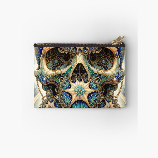 Item preview, Ornate Fractal Steampunk Skull designed and sold by Frackxion.