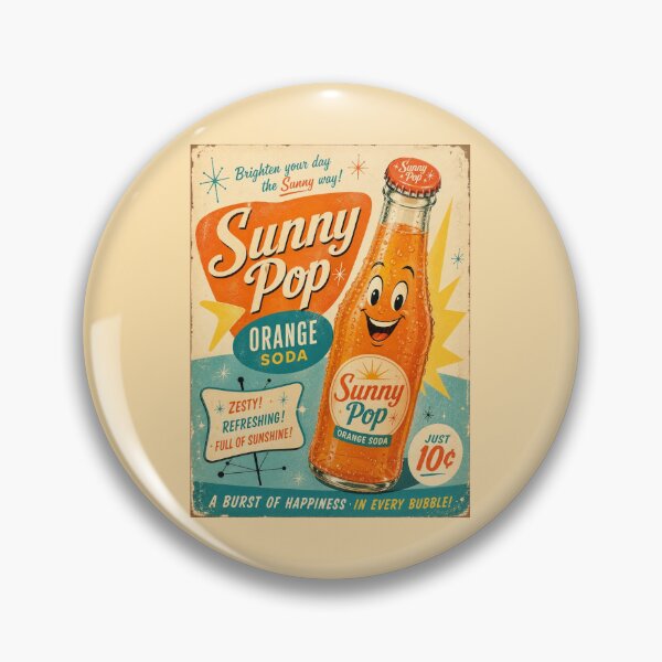 Item preview, Sunny Pop Vintage Poster designed and sold by kawaiistudio.