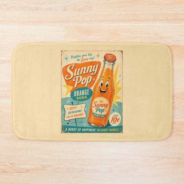 Item preview, Sunny Pop Vintage Poster designed and sold by kawaiistudio.