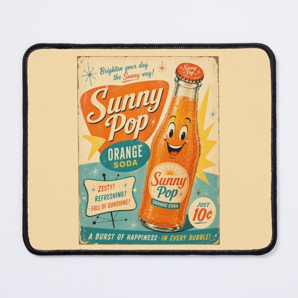 Item preview, Sunny Pop Vintage Poster designed and sold by kawaiistudio.