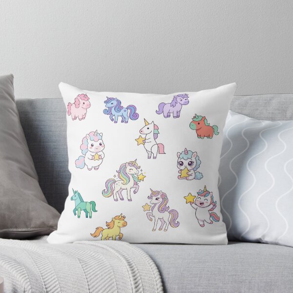Item preview, Cute Pastel Unicorns designed and sold by stickerbundle.
