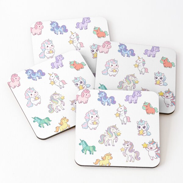 Item preview, Cute Pastel Unicorns designed and sold by stickerbundle.