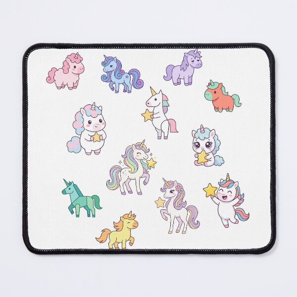 Item preview, Cute Pastel Unicorns designed and sold by stickerbundle.