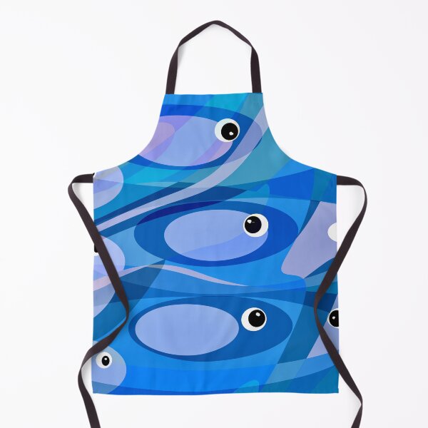 Item preview, Blue Abstract Fish Design designed and sold by Elaine M Hayward .