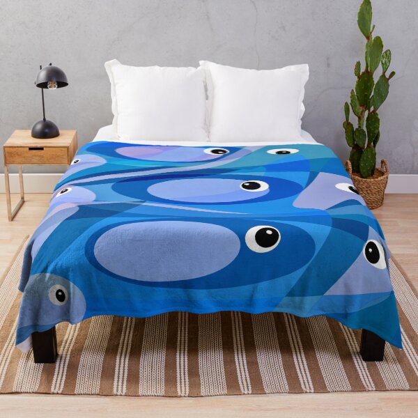Item preview, Blue Abstract Fish Design designed and sold by Elaine M Hayward .