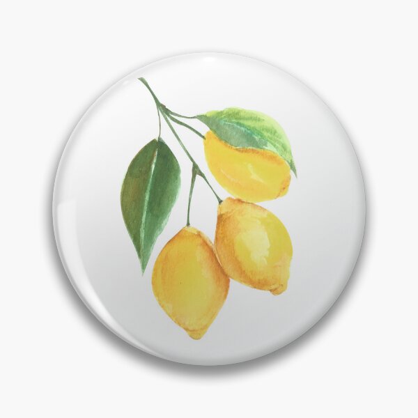 Item preview, watercolor lemon branch  designed and sold by raghda-s-m.