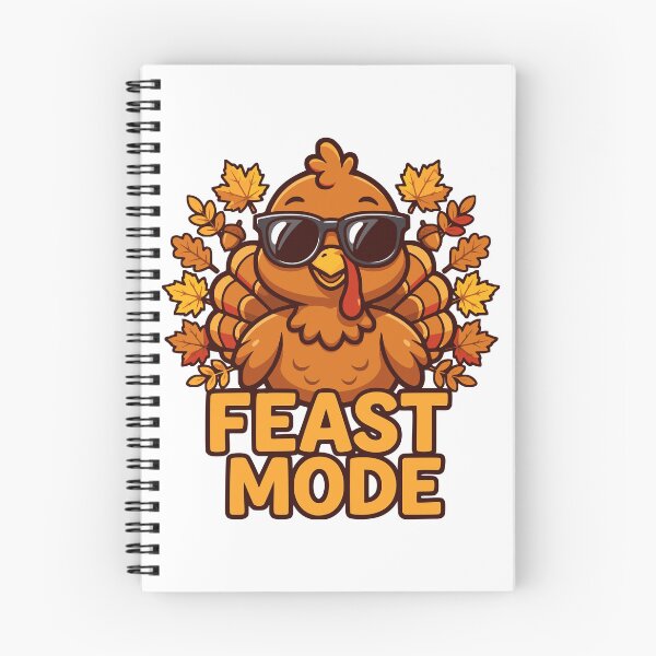 Item preview, Feast Mode Funny Turkey Sunglasses Thanksgiving Fall Autumn Dinner T-shirt and Sticker designed and sold by Billium Halder.